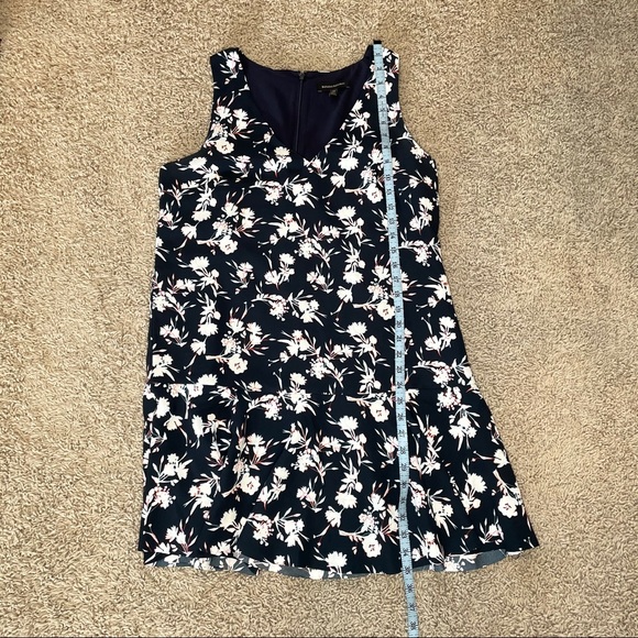 Banana Republic Sleeveless V Neck Dress Navy Size 10 - Picture 8 of 11